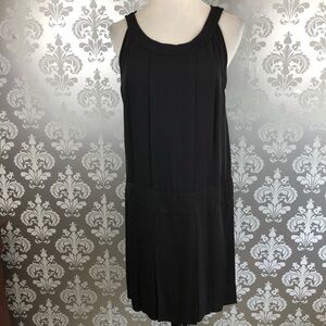 Marc By Marc Jacobs Black Silk Sleeveless Dress 10